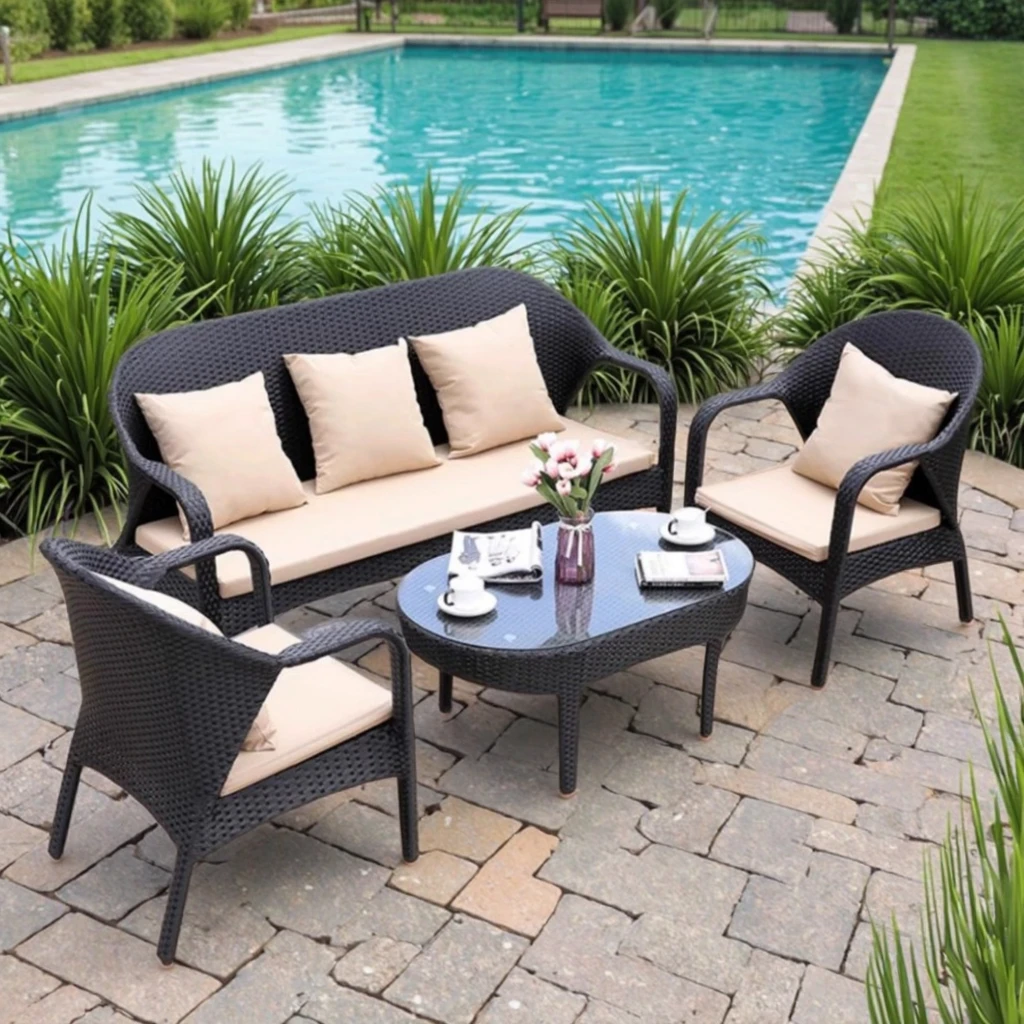 #Outdoor Living Seating Sectional PE Vine Rattan Garden Sofa Furniture Set with Waterproof Cushions Modern Simplicity Design
#Outdoor Living Seating Sectional PE Vine Rattan Garden Sofa Furniture Set with Waterproof Cushions Modern Simplicity Design