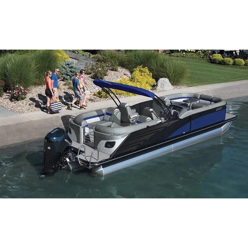Double Decker Pontoon Boat With Motor Yacht Luxury Boat Cabin Cruiser Fishing Luxury Fiberglass Factory Customized
Double Decker Pontoon Boat With Motor Yacht Luxury Boat Cabin Cruiser Fishing Luxury Fiberglass Factory Customized