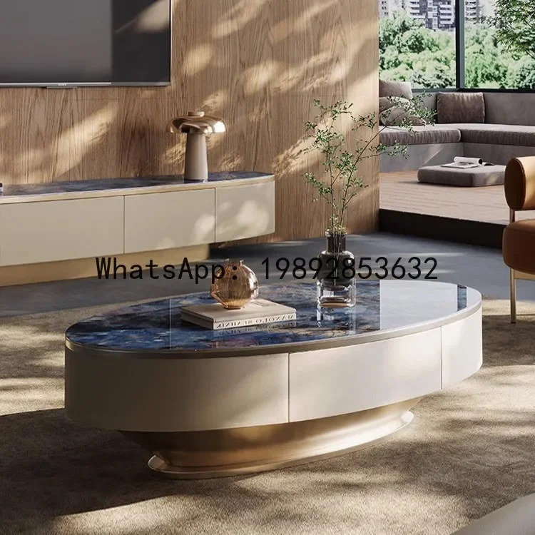 H5.18 rock slab coffee table new arrival living room household size round coffee table
H5.18 rock slab coffee table new arrival living room household size round coffee table
