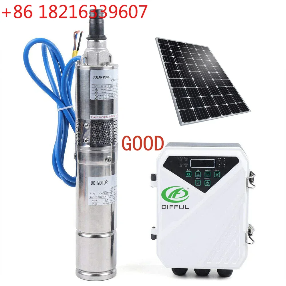 dc high pressure 48v 120m deep well Submersible solar water pump
dc high pressure 48v 120m deep well Submersible solar water pump