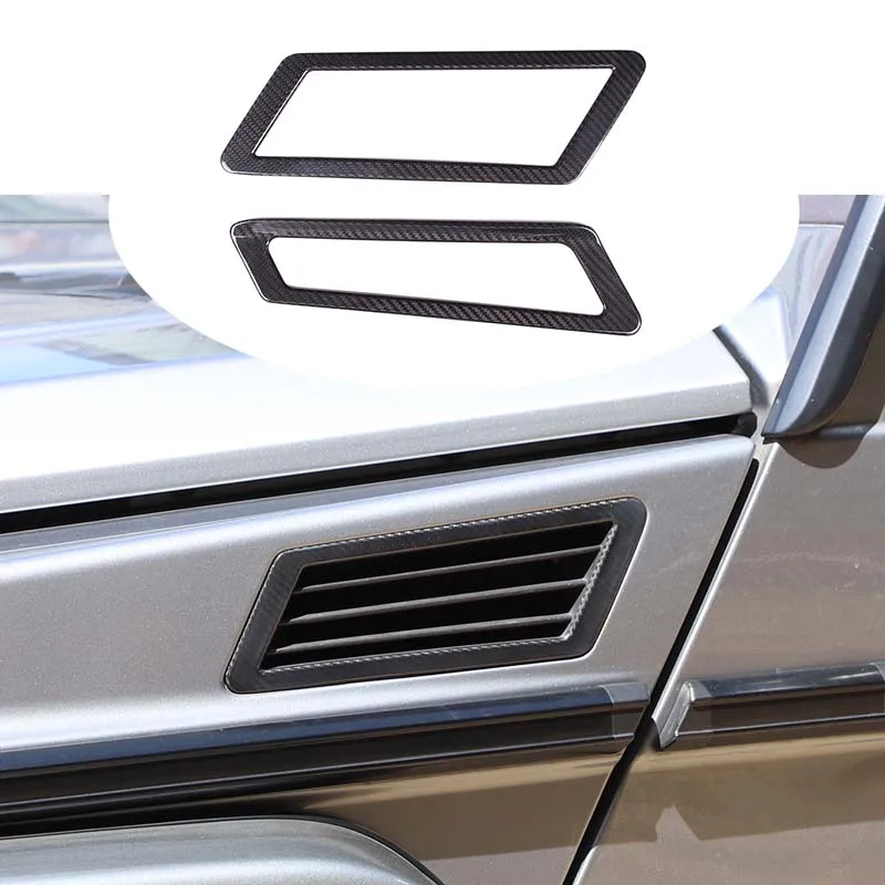 Real Carbon Fiber Car Wheel Fender Side Air Outlet Vent Trim Frame Cover For Mercedes Benz G Class W463 2012-2018 Auto Accessory
Real Carbon Fiber Car Wheel Fender Side Air Outlet Vent Trim Frame Cover For Mercedes Benz G Class W463 2012-2018 Auto Accessory