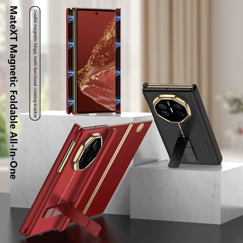 Чехол из натуральной кожи для Huawei Mate XTs Ultimate, магнитный чехол с двойной петлей, защита 360, подставка для Huawei Mate XT Ultimate
Чехол из натуральной кожи для Huawei Mate XTs Ultimate, магнитный чехол с двойной петлей, защита 360, подставка для Huawei Mate XT Ultimate