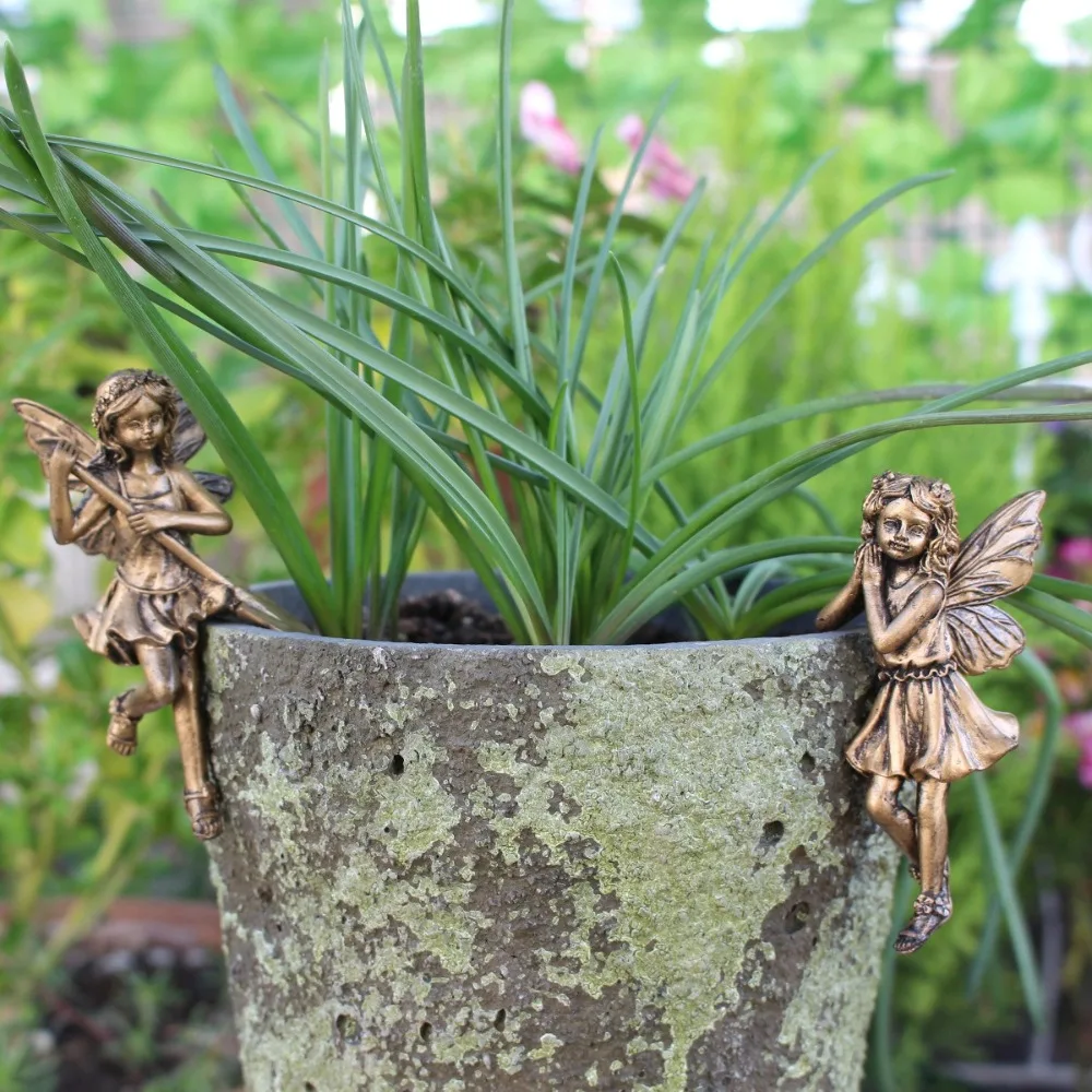 Imitation Copper Flower Fairy Figurine Set Cartoon Cute Flower Fairy Flowerpot Pendant Resin Crafts Waterproof
Imitation Copper Flower Fairy Figurine Set Cartoon Cute Flower Fairy Flowerpot Pendant Resin Crafts Waterproof