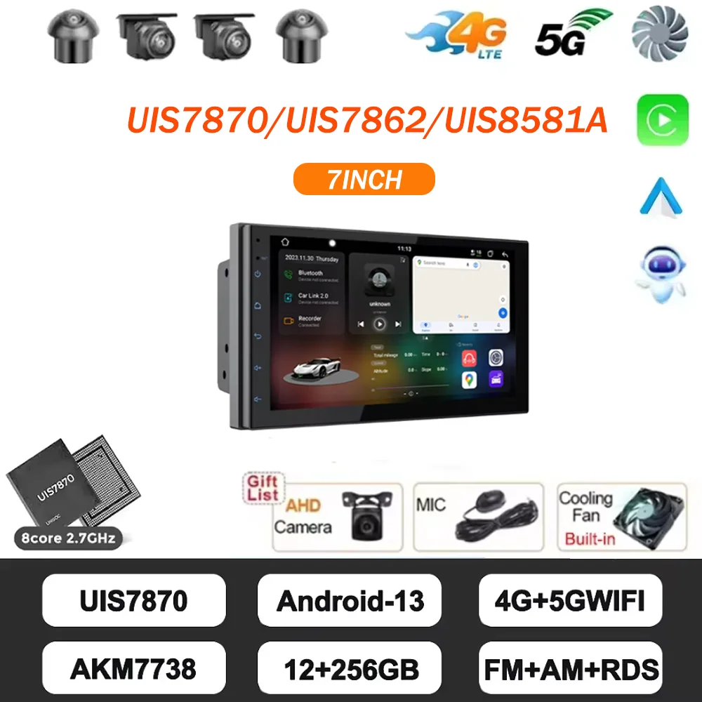 FYT7870 2 Din Android Car Radio Carplay 7Inch Car Multimedia Video Player Stereo Radio GPS For Nissan Honda Toyota Lada VW
FYT7870 2 Din Android Car Radio Carplay 7Inch Car Multimedia Video Player Stereo Radio GPS For Nissan Honda Toyota Lada VW