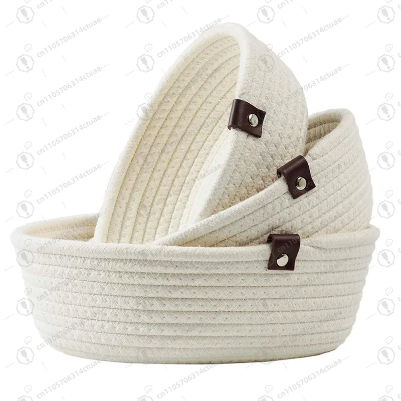 Корзина для хранения книг из хлопчатобумажной веревки ручной работы и различные настольные коробки для хранения
Корзина для хранения книг из хлопчатобумажной веревки ручной работы и различные настольные коробки для хранения