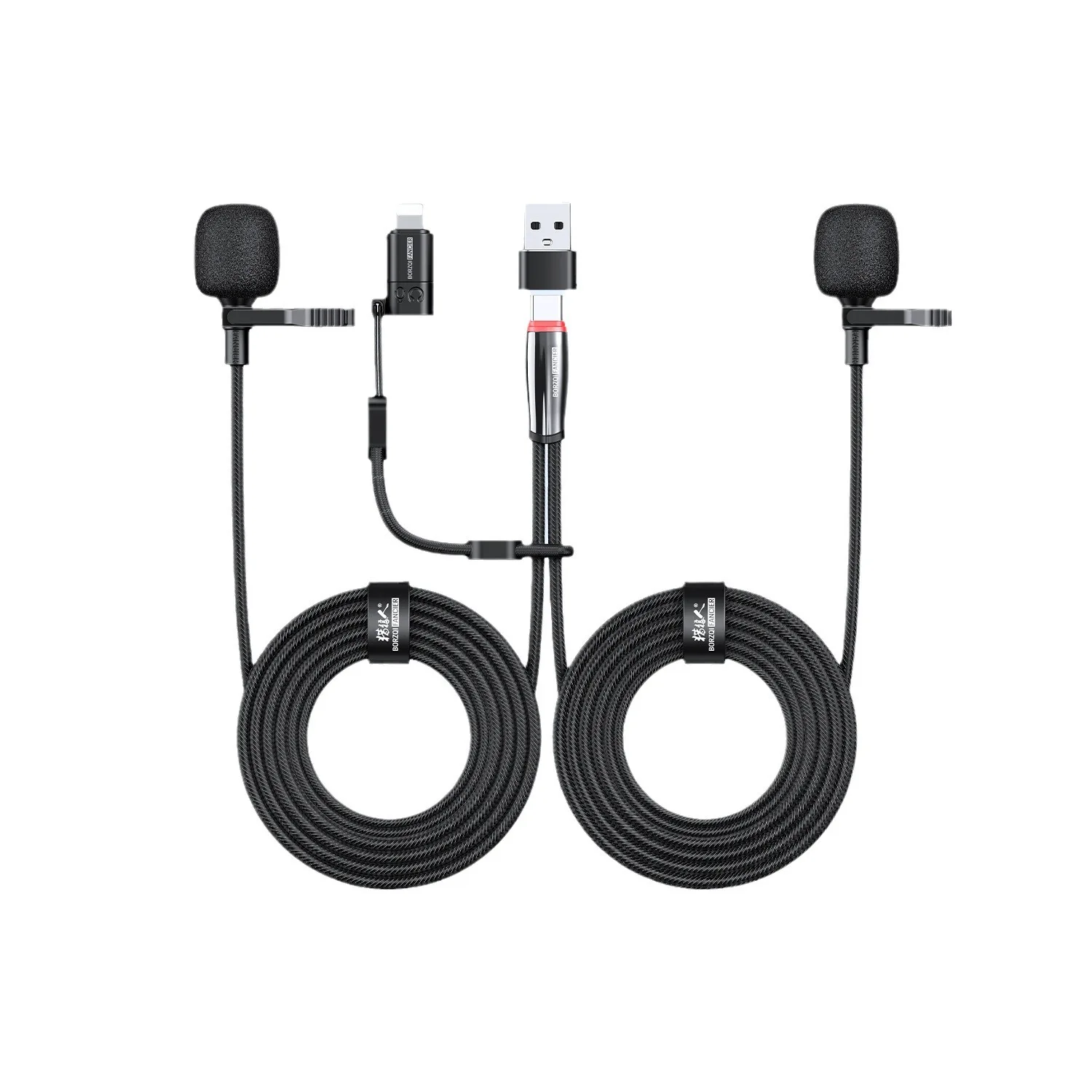 Wired Microphones for Professional Audio Video Youtube Stereo Lavalier Mic Compatible with iPhone Mobile Phones Laptops PC USB C
Wired Microphones for Professional Audio Video Youtube Stereo Lavalier Mic Compatible with iPhone Mobile Phones Laptops PC USB C