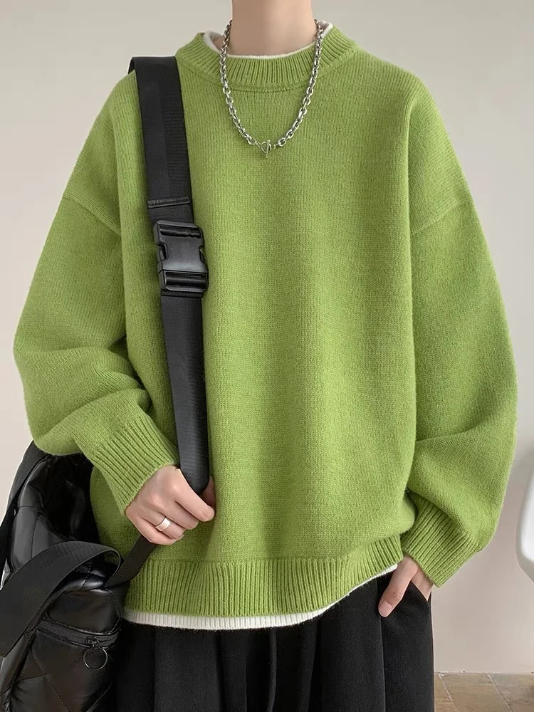 Теплая универсальная мужская трикотажная одежда: базовый слой, свободная, в японском стиле, для осени и зимы, для пар, как верхняя одежда
Теплая универсальная мужская трикотажная одежда: базовый слой, свободная, в японском стиле, для осени и зимы, для пар, как верхняя одежда