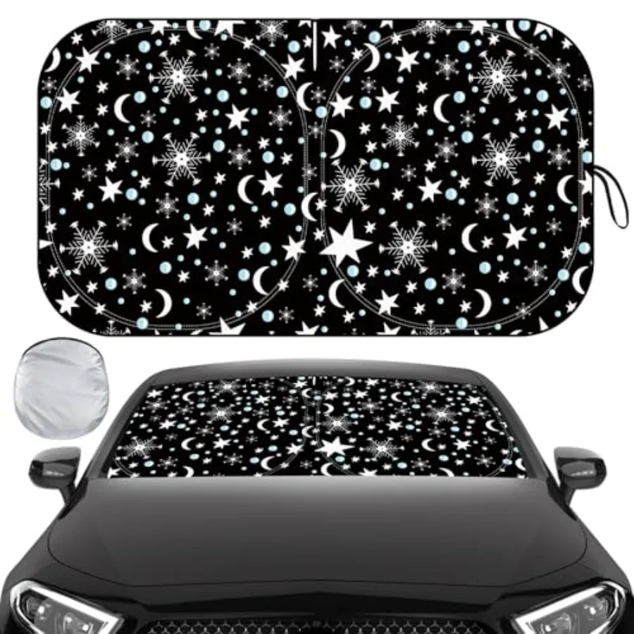Windshield Sun Shade, Car Sun Shade Windshield, Reflector Sunshade Offers Ultimate Protection for Car Interior, Reflective Poly
Windshield Sun Shade, Car Sun Shade Windshield, Reflector Sunshade Offers Ultimate Protection for Car Interior, Reflective Poly