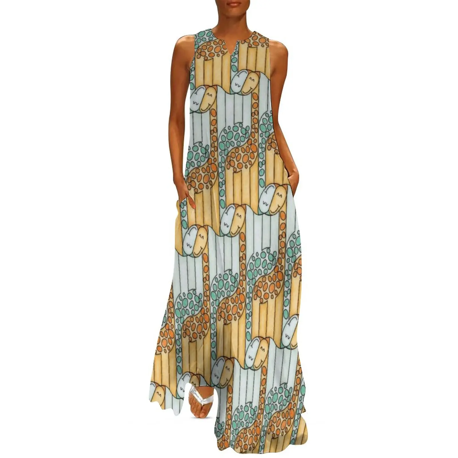 Giraffe tessellation Long Dress women's elegant loose dresses women's dresses luxury Dress women evening dress ladies
Giraffe tessellation Long Dress women's elegant loose dresses women's dresses luxury Dress women evening dress ladies
