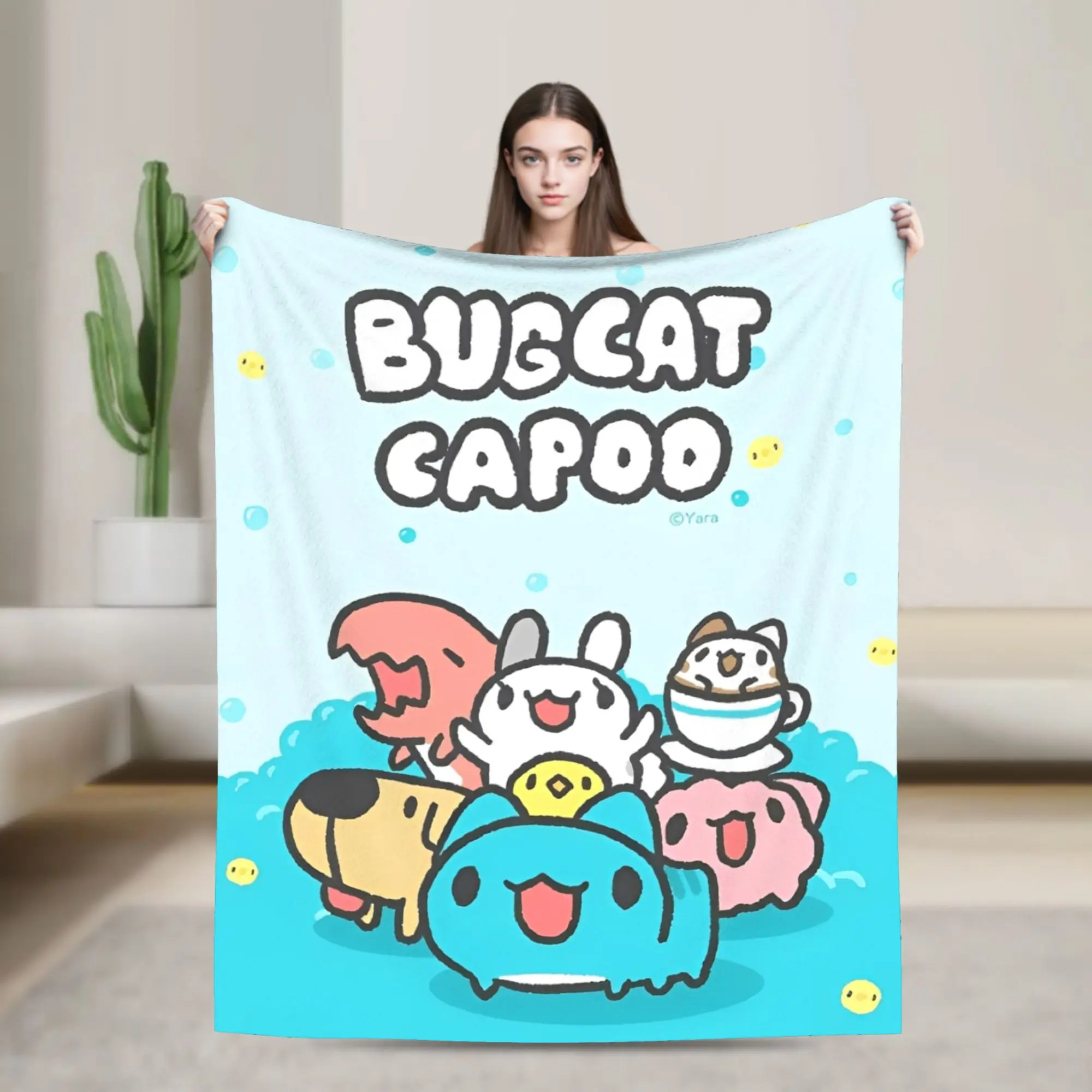 Bugcat Capoos Cartoon Soft Warm Blankets Travel Office Plush Throw Blanket Novelty Living Room Flannel Bedspread Sofa Bed Cover
Bugcat Capoos Cartoon Soft Warm Blankets Travel Office Plush Throw Blanket Novelty Living Room Flannel Bedspread Sofa Bed Cover