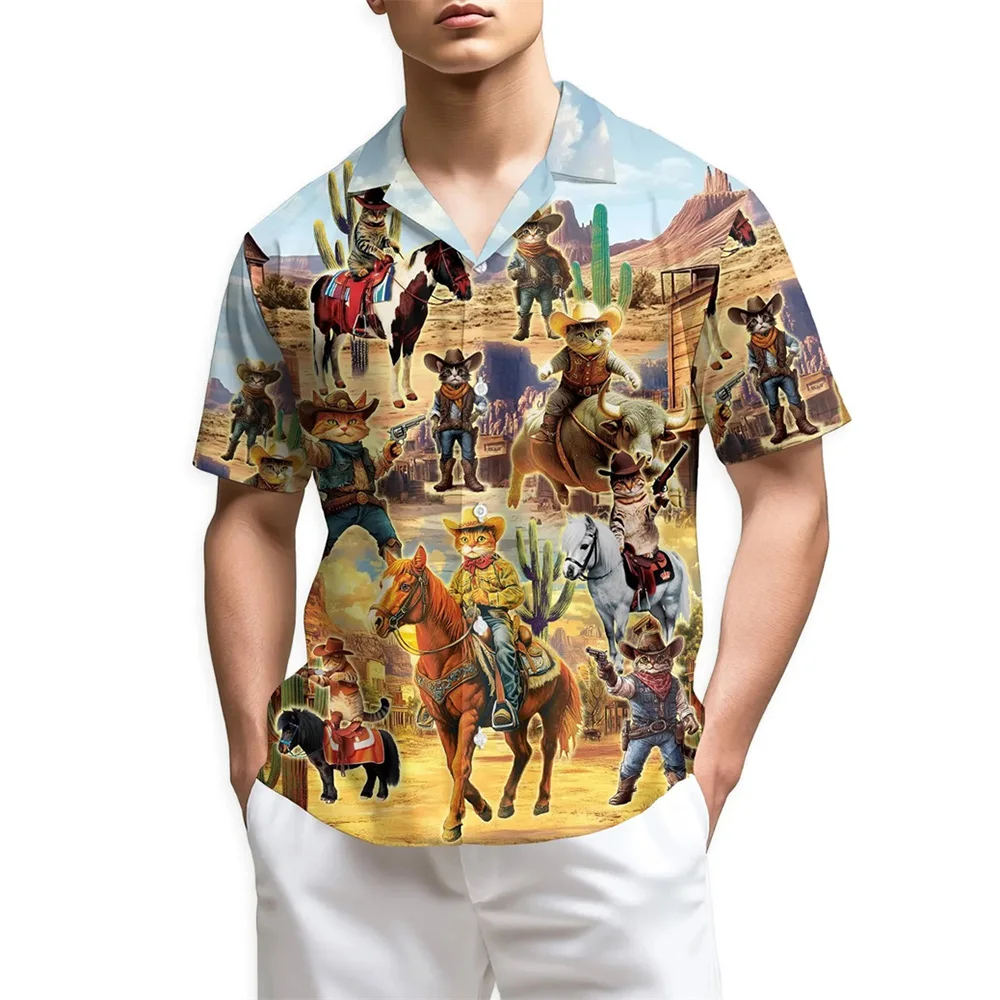 Personality DJ Fun Music Hawaii Style Shirt For Men 3D Print Cat Themed Holiday Casual Short Sleeve Shirts Summer Funny Fashion
Personality DJ Fun Music Hawaii Style Shirt For Men 3D Print Cat Themed Holiday Casual Short Sleeve Shirts Summer Funny Fashion