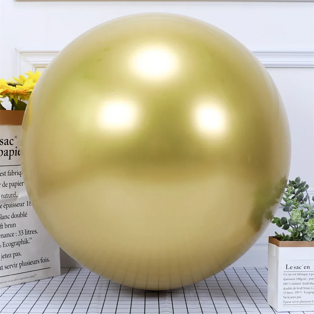18/36inch Chrome Metallic Balloons Large Latex Balloon for Wedding Decoration Big Helium Ballon Happy Birthday Party Decorations
18/36inch Chrome Metallic Balloons Large Latex Balloon for Wedding Decoration Big Helium Ballon Happy Birthday Party Decorations