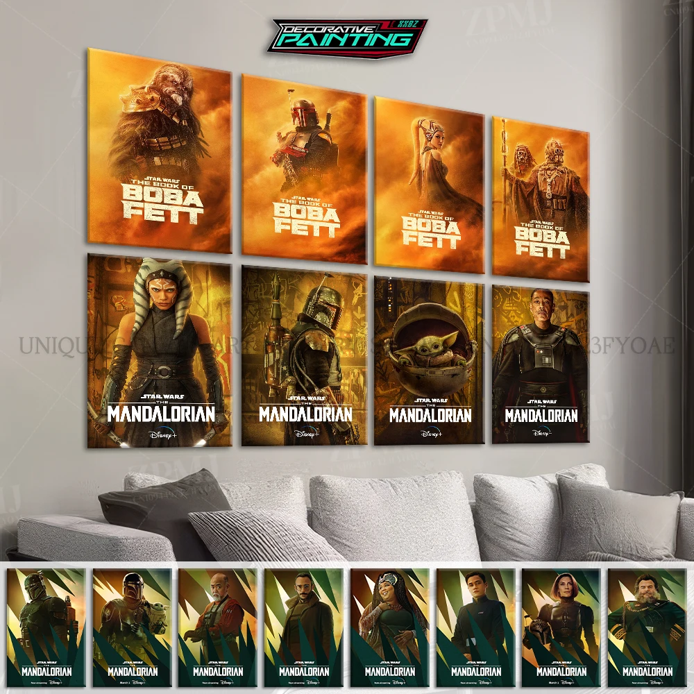 The Book of Boba Fett Wall Art Poster HD Prints Pictures The Mandalorian Canvas Painting Home Decoration Room Frameless Mural
The Book of Boba Fett Wall Art Poster HD Prints Pictures The Mandalorian Canvas Painting Home Decoration Room Frameless Mural