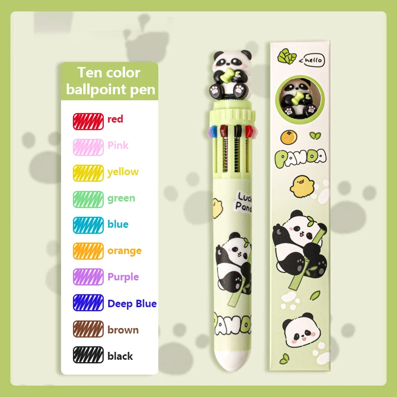 Cartoon Cute Animal 10Color Ballpoint Pen Signature Pen School Student Stationery Writing Supplies Kids Gift Funny Pens
Cartoon Cute Animal 10Color Ballpoint Pen Signature Pen School Student Stationery Writing Supplies Kids Gift Funny Pens