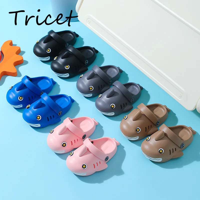 Children Slippers Cartoon Shark EVA Boys Girls Outdoor Clogs Shoes Summer Waterproof Soft Bottom Toddler Kids Slippers
Children Slippers Cartoon Shark EVA Boys Girls Outdoor Clogs Shoes Summer Waterproof Soft Bottom Toddler Kids Slippers