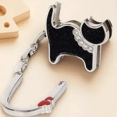 Folding Handbag Hook Crystal Rhinestone Black Zinc Alloy Portable Purse Hanger 7X5X1.2Cm Folded 10Cm Extended Holds 4.5Cm Thick
Folding Handbag Hook Crystal Rhinestone Black Zinc Alloy Portable Purse Hanger 7X5X1.2Cm Folded 10Cm Extended Holds 4.5Cm Thick