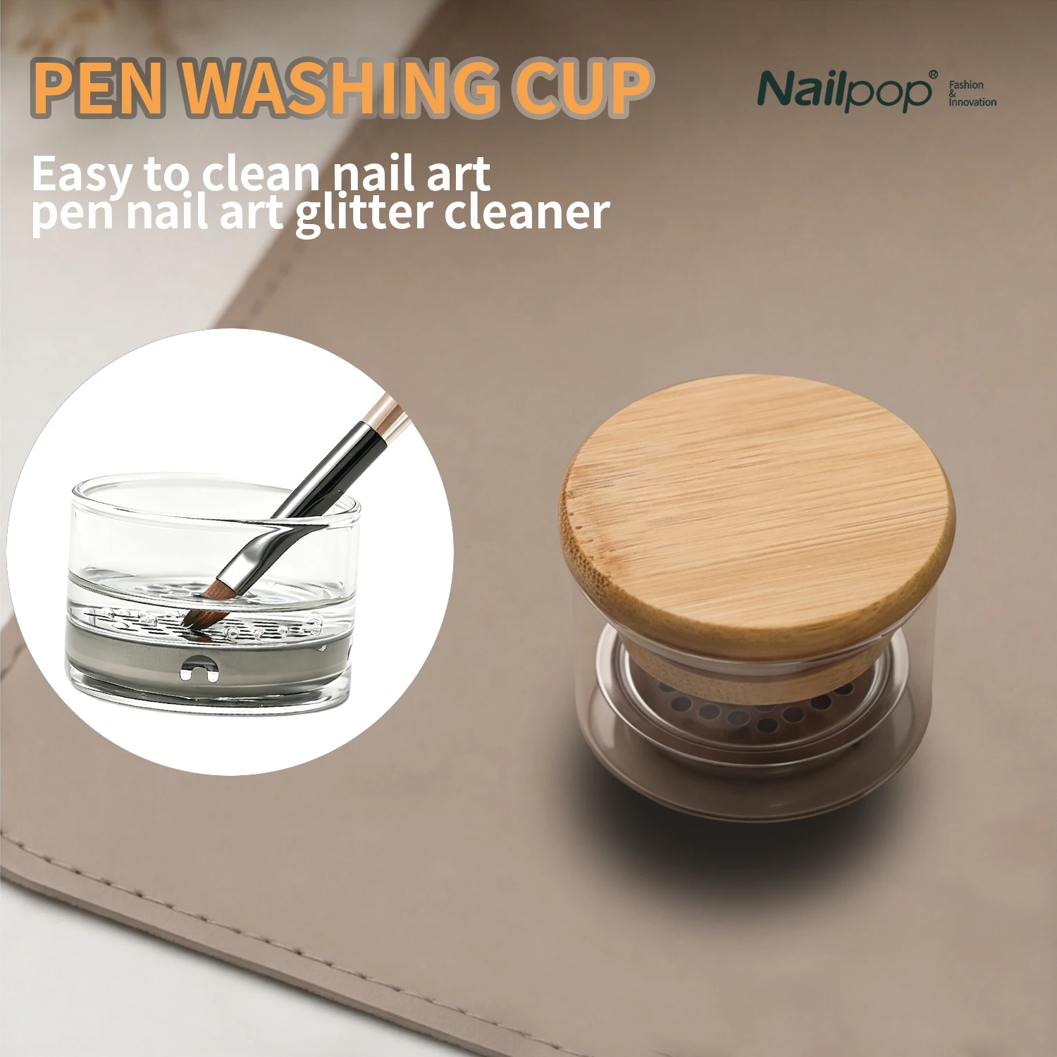 Nailpop Nail Pen Washing Cup Brush Cleaner With Stainless Steel Mesh Base Nail Drill Bits Cleaning Container Crystal Glass 1pc
Nailpop Nail Pen Washing Cup Brush Cleaner With Stainless Steel Mesh Base Nail Drill Bits Cleaning Container Crystal Glass 1pc