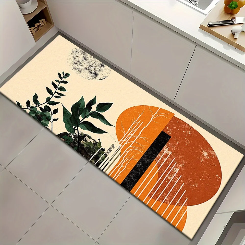 Boho Abstract Plant Print Kitchen Mat, Non-Slip Washable Durable Runner Rug for Kitchen, Bathroom, Laundry Room and Home Decor
Boho Abstract Plant Print Kitchen Mat, Non-Slip Washable Durable Runner Rug for Kitchen, Bathroom, Laundry Room and Home Decor