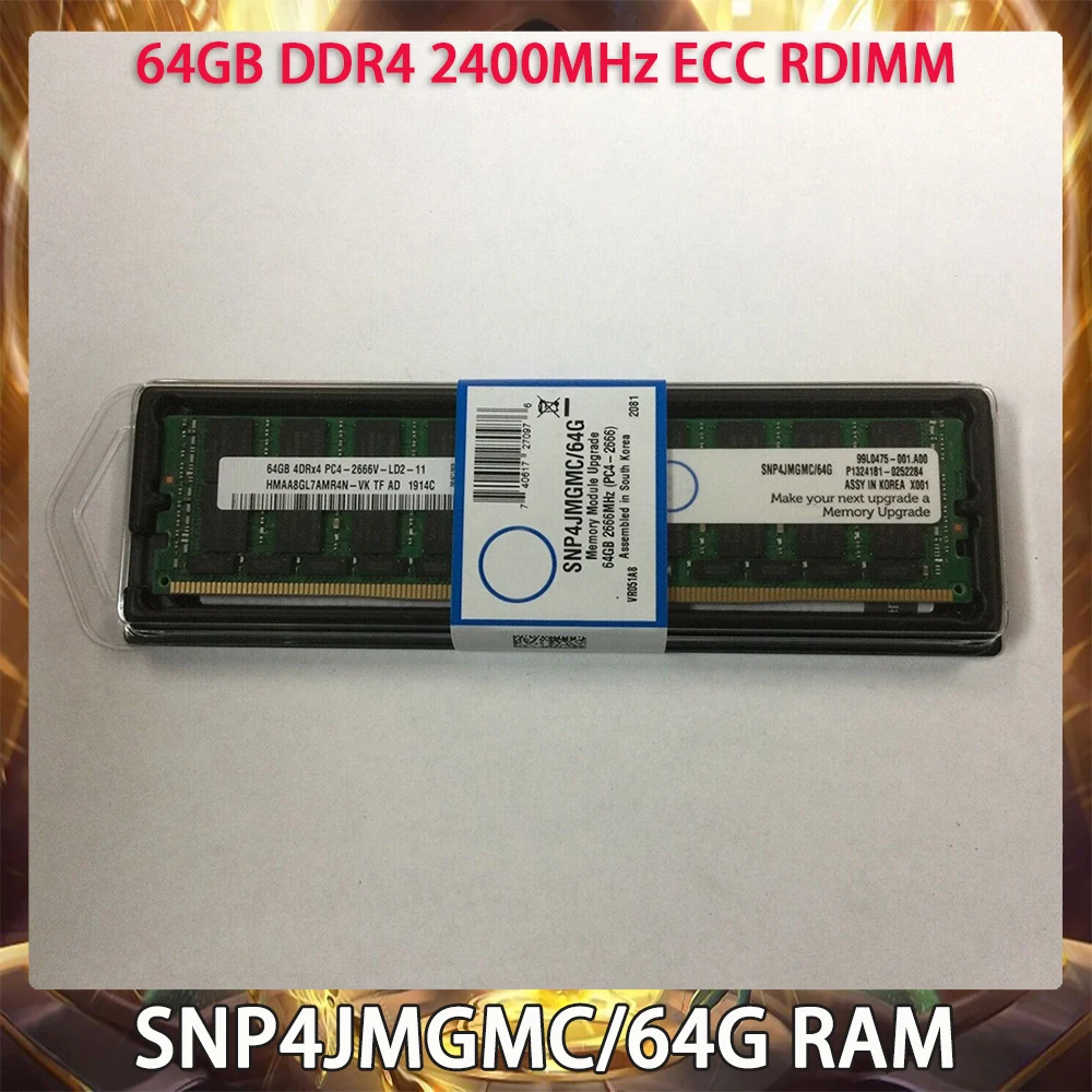SNP4JMGMC/64G 64 ГБ DDR4 2400 МГц ECC RDIMM Оперативная память для серверной памяти DELL
SNP4JMGMC/64G 64 ГБ DDR4 2400 МГц ECC RDIMM Оперативная память для серверной памяти DELL