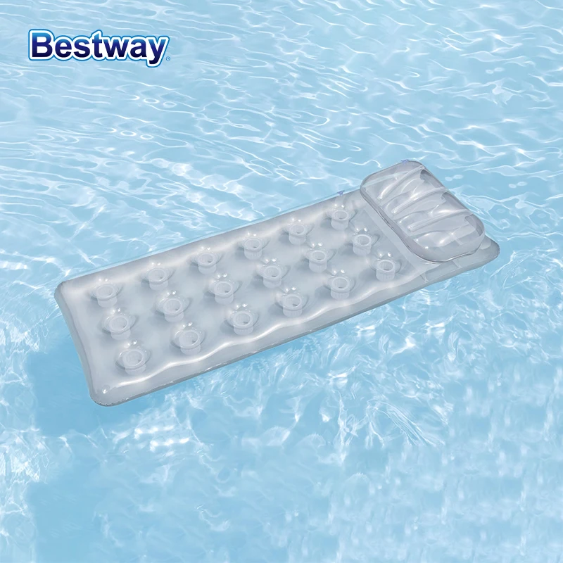 Надувной плавающий шезлонг Bestway 43024 Clear для загара, 1.88м x 71см, из ПВХ, плавающий гамак для воды
Надувной плавающий шезлонг Bestway 43024 Clear для загара, 1.88м x 71см, из ПВХ, плавающий гамак для воды