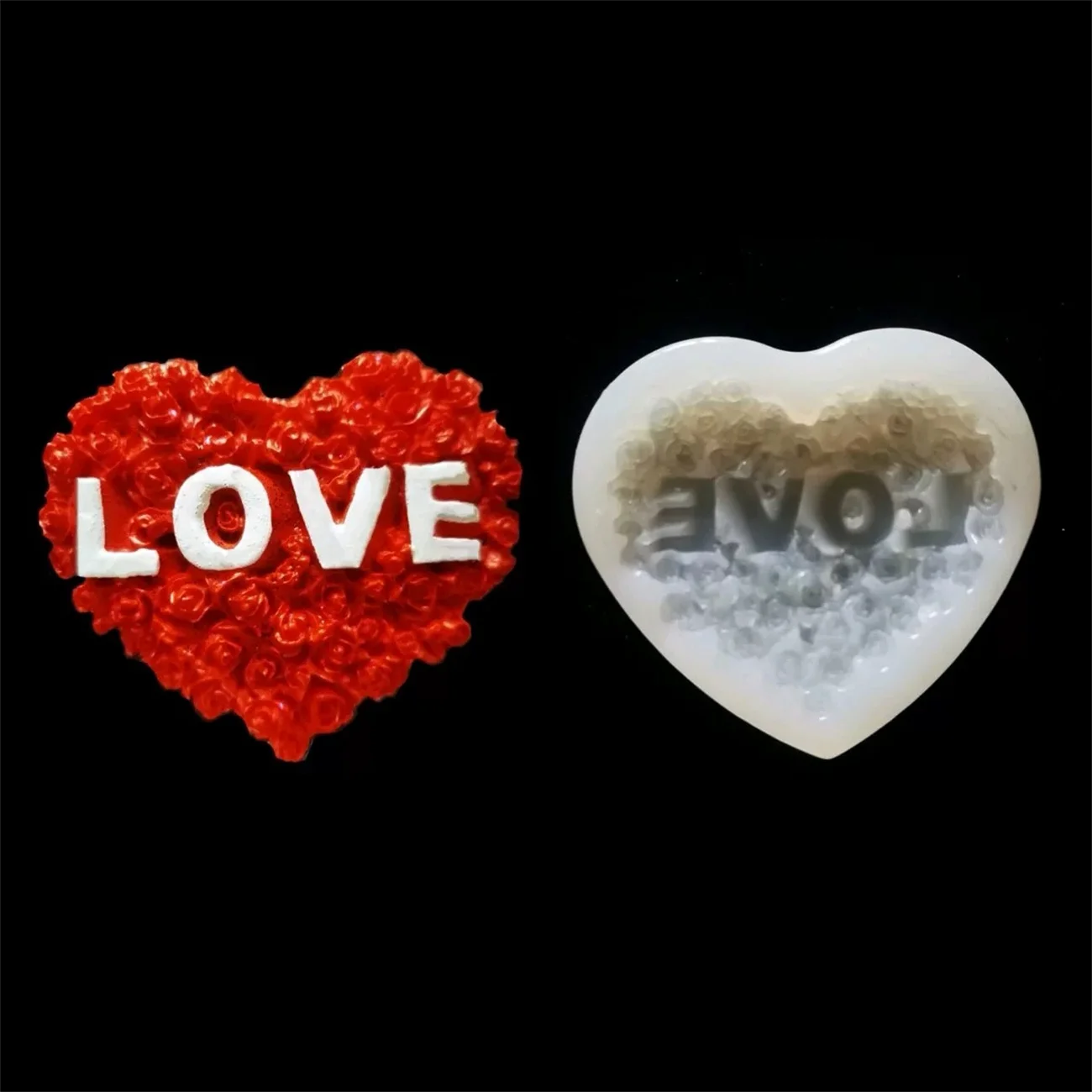 2D LOVE Heart Shape Silicone Mold Plaster Chocolate Candle Molds Fondant Cake Mould DIY Aroma Household Decoration Craft Tool
2D LOVE Heart Shape Silicone Mold Plaster Chocolate Candle Molds Fondant Cake Mould DIY Aroma Household Decoration Craft Tool