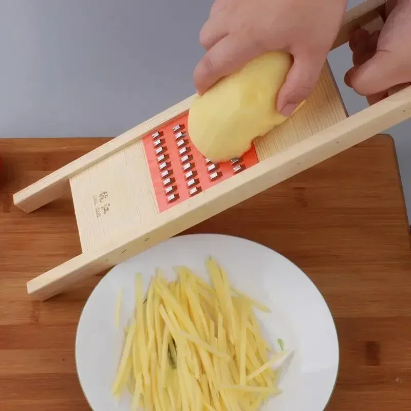Wooden Potato Grater Cucumber Vegetable Slicer Salad Kitchen Shredder Cheese Carrot Chopper Potato Peeler French Fry Cutter
Wooden Potato Grater Cucumber Vegetable Slicer Salad Kitchen Shredder Cheese Carrot Chopper Potato Peeler French Fry Cutter