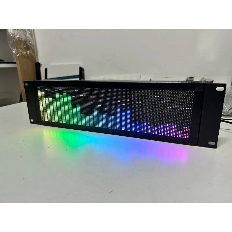 New AS1000 Professional Full Color RGB Pickup Rhythm Rack Mount Music Spectrum Display Analyzer Stereo Audio Monitor 3U Cabinet
New AS1000 Professional Full Color RGB Pickup Rhythm Rack Mount Music Spectrum Display Analyzer Stereo Audio Monitor 3U Cabinet