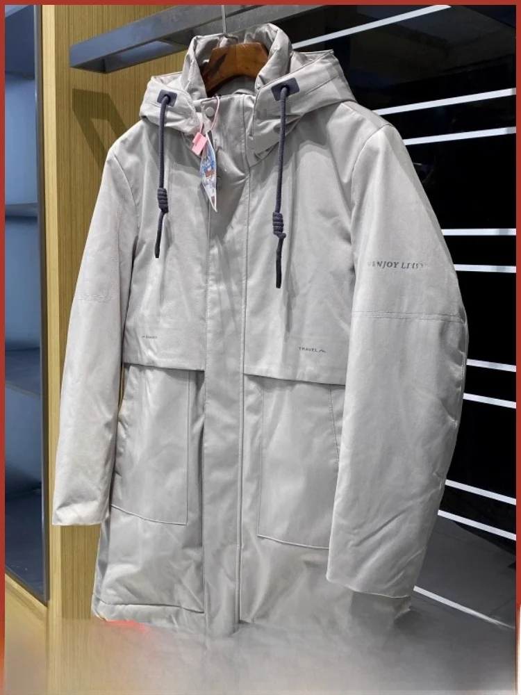 Outdoor Men's down Jaet Hooded Du down Windproof Water Repellent Autumn Winter Faionable Versatile Thousand Level
Outdoor Men's down Jaet Hooded Du down Windproof Water Repellent Autumn Winter Faionable Versatile Thousand Level