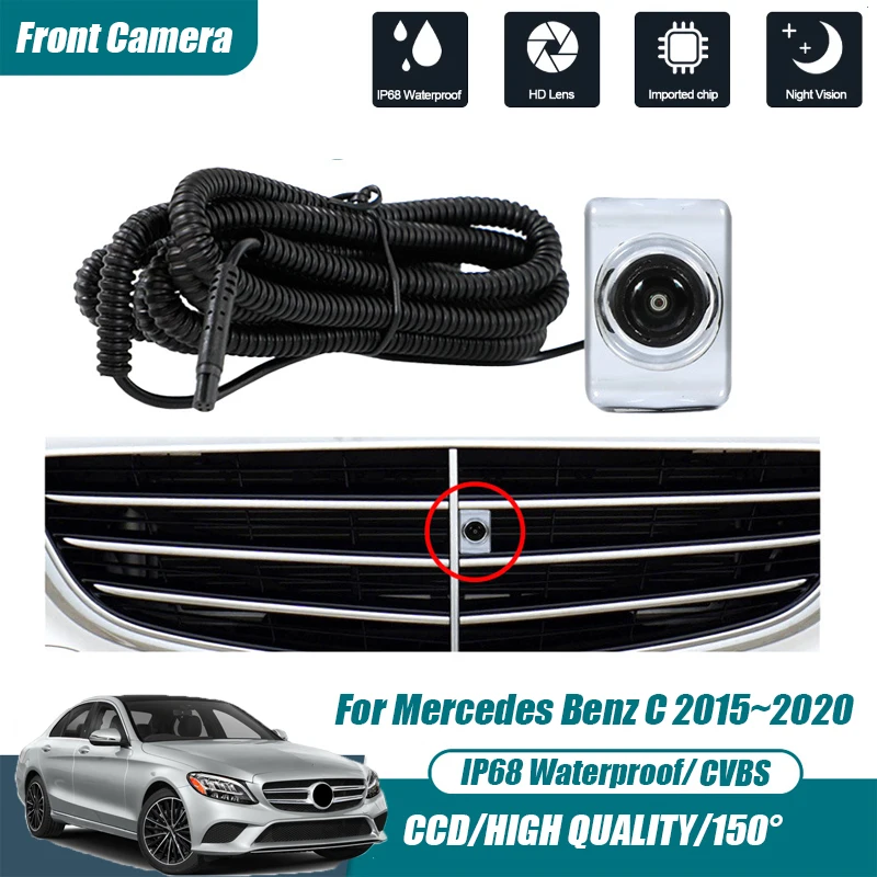 Car Front View Parking CCD Night Vision LOGO Camera Wide Angle 150° Waterproof CVBS HD AHD For Mercedes Benz C-Class 2015~2020
Car Front View Parking CCD Night Vision LOGO Camera Wide Angle 150° Waterproof CVBS HD AHD For Mercedes Benz C-Class 2015~2020