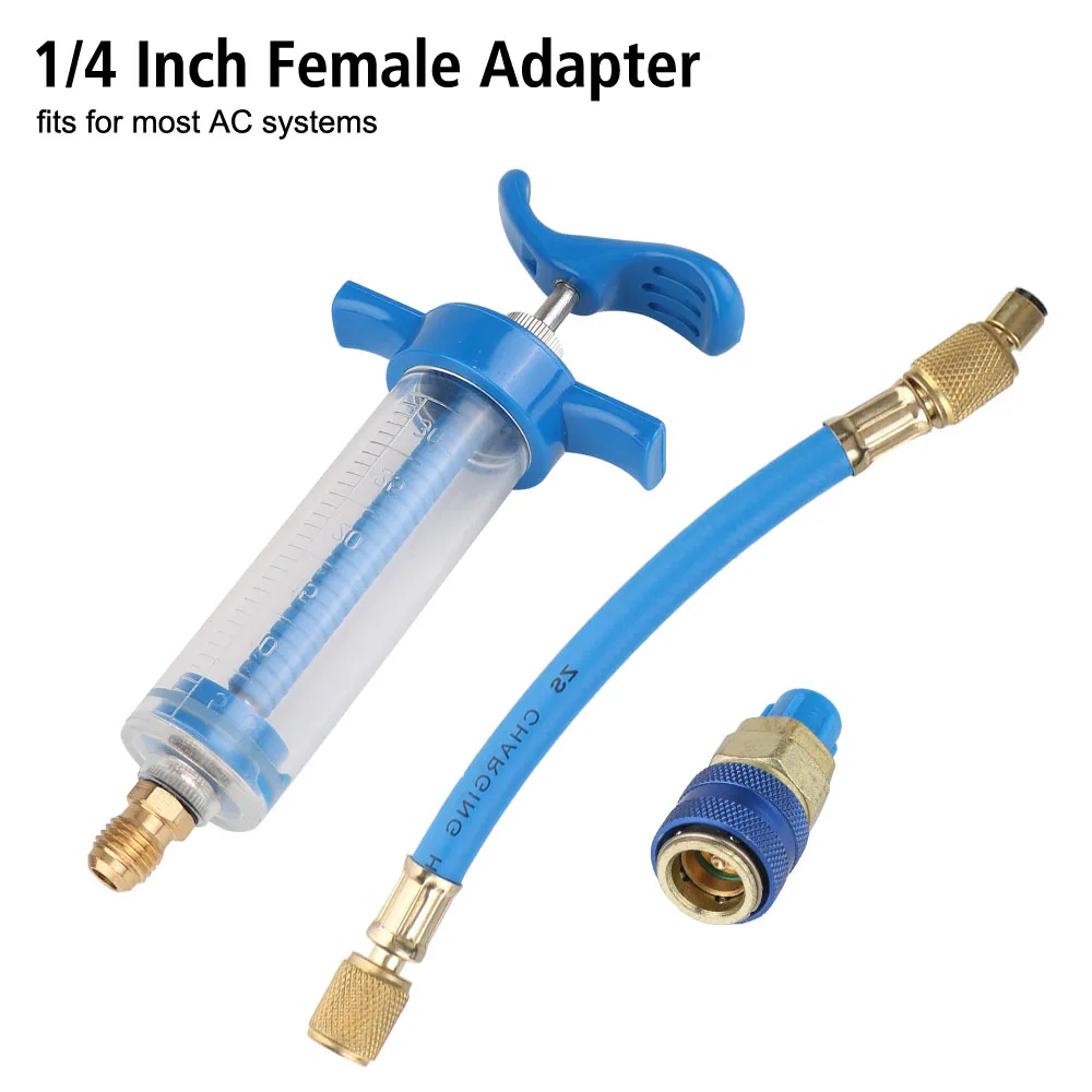 30 мл, 1 унция, 1/4 дюйма, адаптер SAE, автомобильный инжектор хладагента для кондиционера, набор для зарядки охлаждающей жидкости переменного тока, быстроразъемный соединительный шланг для заправки
30 мл, 1 унция, 1/4 дюйма, адаптер SAE, автомобильный инжектор хладагента для кондиционера, набор для зарядки охлаждающей жидкости переменного тока, быстроразъемный соединительный шланг для заправки