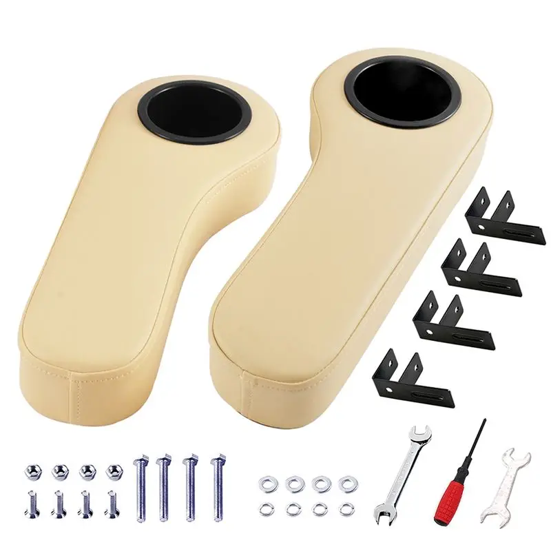 Golf Cart Armrest With Cup Holder Compatible With For EZGO Club Car Yamaha - Upgrade Support Frame/No Drilling Required
Golf Cart Armrest With Cup Holder Compatible With For EZGO Club Car Yamaha - Upgrade Support Frame/No Drilling Required