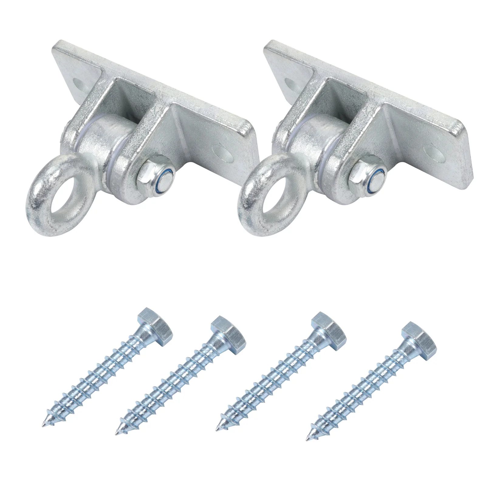2 Hooks 4 Screws Cast Steel Hanging Kit Sturdy Swing Chair Accessories for Hammock Rattan Swing Installation Safe Experience 
2 Hooks 4 Screws Cast Steel Hanging Kit Sturdy Swing Chair Accessories for Hammock Rattan Swing Installation Safe Experience
