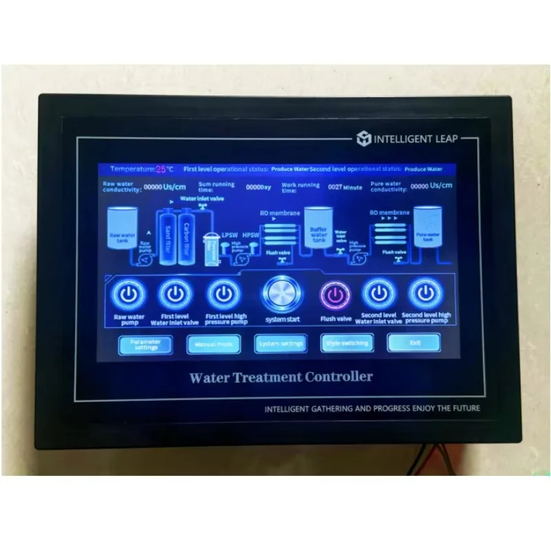 Intelligent Leap Remote Control RO System Osmosis Controller 220V PLC 1 Year Warranty Water Treatment Machinery
Intelligent Leap Remote Control RO System Osmosis Controller 220V PLC 1 Year Warranty Water Treatment Machinery