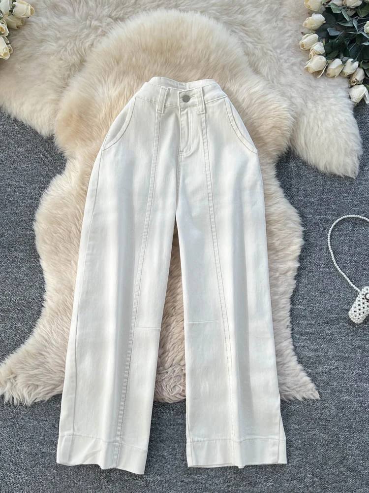 Повседневные широкие джинсы с высокой талией, женские осенне-зимние новые свободные универсальные брюки с девятью точками, Гонконг Sle Faionable Stit...
Повседневные широкие джинсы с высокой талией, женские осенне-зимние новые свободные универсальные брюки с девятью точками, Гонконг Sle Faionable Stit...