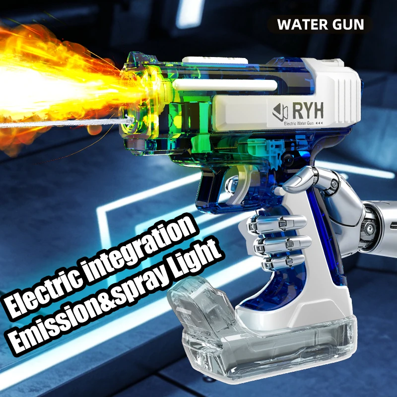 LED Spray Electric Water Gun Automatic Water Suction High Speed Continuous Shooting Water Pistol Summer Beach Pool Play Toy
LED Spray Electric Water Gun Automatic Water Suction High Speed Continuous Shooting Water Pistol Summer Beach Pool Play Toy