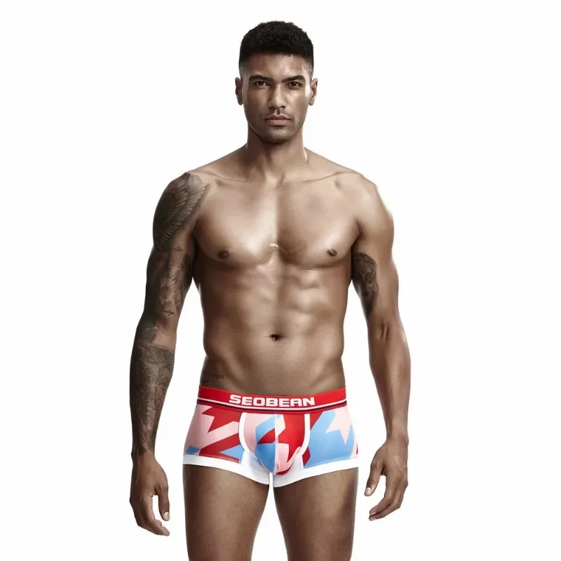 Breathable and sweat-absorbing men's boxers, digital leaf printing fashionable men's underwear, single-layer bag 90223
Breathable and sweat-absorbing men's boxers, digital leaf printing fashionable men's underwear, single-layer bag 90223