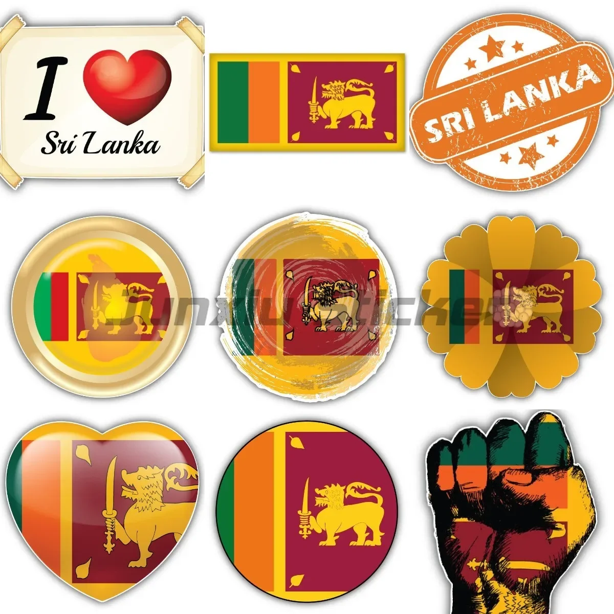 Sri Lanka Flag Scooter Kayak Wall Window Suitcase Laptop Mirror Scooter Moto Window Trunk Windshield JDM Decal DIY Car Stickers
Sri Lanka Flag Scooter Kayak Wall Window Suitcase Laptop Mirror Scooter Moto Window Trunk Windshield JDM Decal DIY Car Stickers