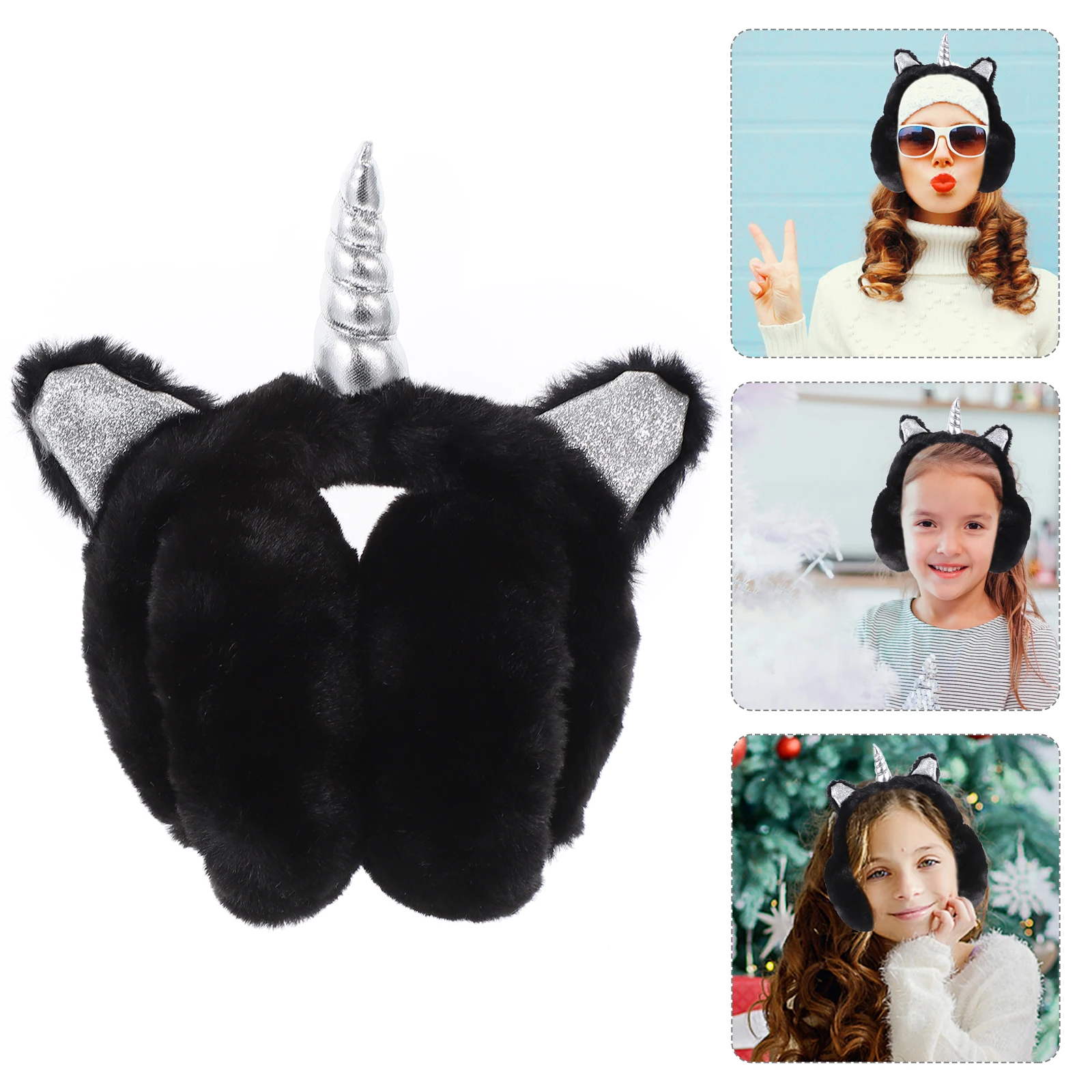 Ear Muffs Warm Winter Earmuffs Cold-weather Protective Protectors Unicorn for Christmas Plushies
Ear Muffs Warm Winter Earmuffs Cold-weather Protective Protectors Unicorn for Christmas Plushies