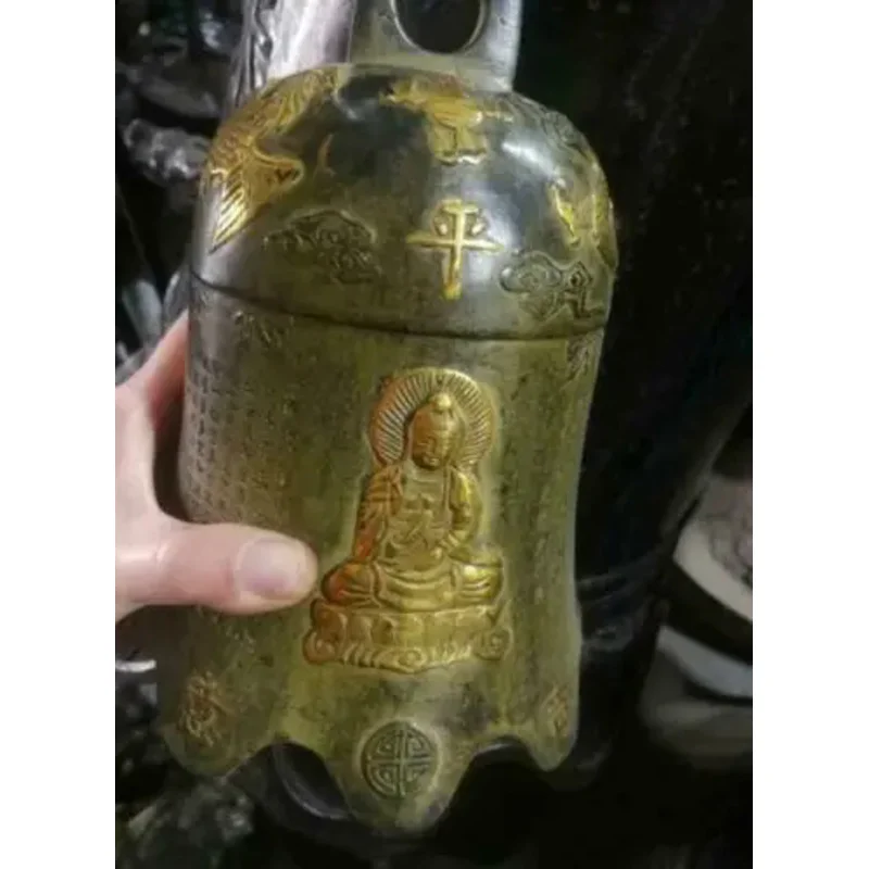 Tibet Bronze Buddhist Temple Fly Dragon Statue Kwan-Yin GuanYin Dynasty Bell
Tibet Bronze Buddhist Temple Fly Dragon Statue Kwan-Yin GuanYin Dynasty Bell