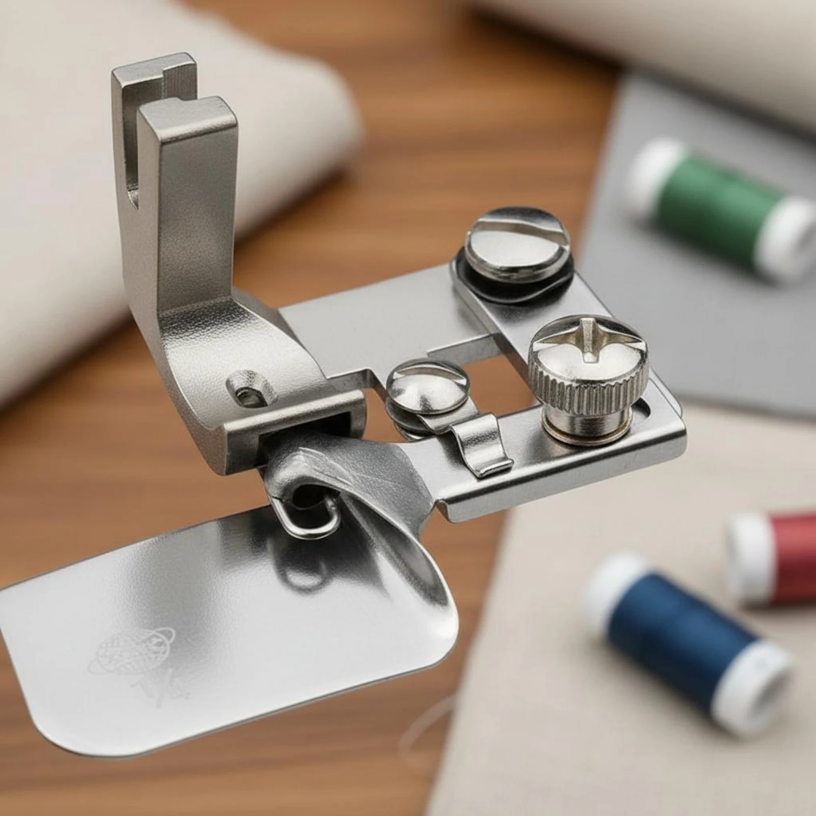 Curved Hem Presser Foot Professional Finish Rolled Hem Foot Sewing Accessory All Metal Craft Supply Long-Lasting for Dressmaking
Curved Hem Presser Foot Professional Finish Rolled Hem Foot Sewing Accessory All Metal Craft Supply Long-Lasting for Dressmaking