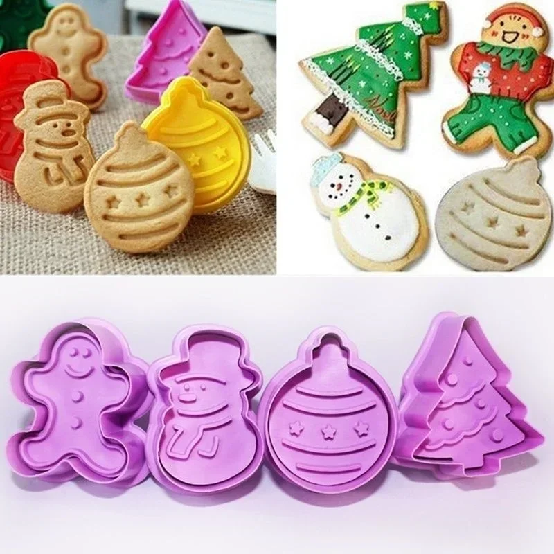 4Pcs/set Cookie Biscuit Fondant Mold Tool Silicone Cookie Baking Cutter Mould Accessories for Christmas Kitchen Baking Tools
4Pcs/set Cookie Biscuit Fondant Mold Tool Silicone Cookie Baking Cutter Mould Accessories for Christmas Kitchen Baking Tools
