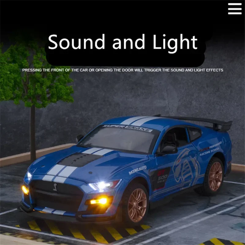 1:24 сплав Ford Mustang Shelby GT500, модель гоночного автомобиля, литая под давлением и игрушечный транспорт, металлическая модель автомобиля, коллекция моделирования, игрушка в подарок 
1:24 сплав Ford Mustang Shelby GT500, модель гоночного автомобиля, литая под давлением и игрушечный транспорт, металлическая модель автомобиля, коллекция моделирования, игрушка в подарок