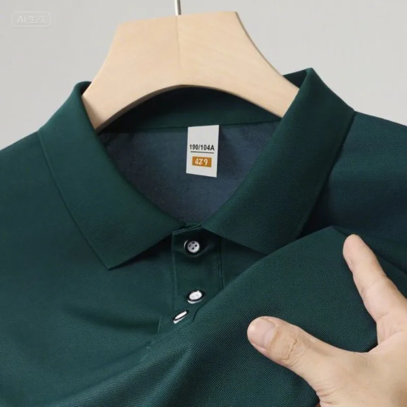 Men's and Women's Long-sleeved Polo Shirts Spring and Autumn New Comfortable Office Commuter Business Gentleman Lapel Top
Men's and Women's Long-sleeved Polo Shirts Spring and Autumn New Comfortable Office Commuter Business Gentleman Lapel Top