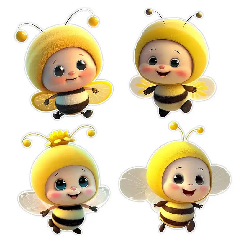 Cute Little Bee Cartoon Car Sticker Waterproof Styling Automobiles Motorcycle Exterior Accessories Vinyl Decals SH6099
Cute Little Bee Cartoon Car Sticker Waterproof Styling Automobiles Motorcycle Exterior Accessories Vinyl Decals SH6099