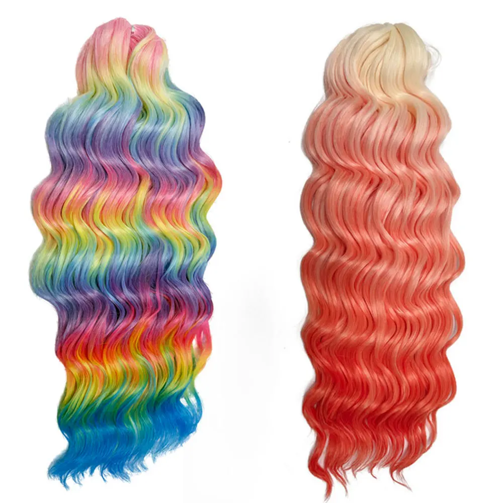 Gladys 300G ANNA Twist Crochet Hair Synthetic Ombre Blonde Pink White Water Wave Curl Braiding Hair Extensions For Women Cosplay
Gladys 300G ANNA Twist Crochet Hair Synthetic Ombre Blonde Pink White Water Wave Curl Braiding Hair Extensions For Women Cosplay