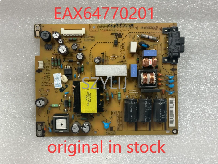 Original EAX64770201 (1.8) EAY62713701 LGP42P-12LPB Power Supply Board is for 42LM3450 42LM3150 42LS3150 42LS3450 42LS315H TV
Original EAX64770201 (1.8) EAY62713701 LGP42P-12LPB Power Supply Board is for 42LM3450 42LM3150 42LS3150 42LS3450 42LS315H TV