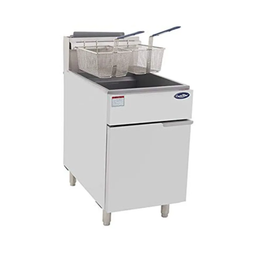 Промышленная фритюрница CookRite ATFS-75 с корзинами, 5 трубками, из нержавеющей стали, на природном газе, напольная, 170000 BTU
Промышленная фритюрница CookRite ATFS-75 с корзинами, 5 трубками, из нержавеющей стали, на природном газе, напольная, 170000 BTU