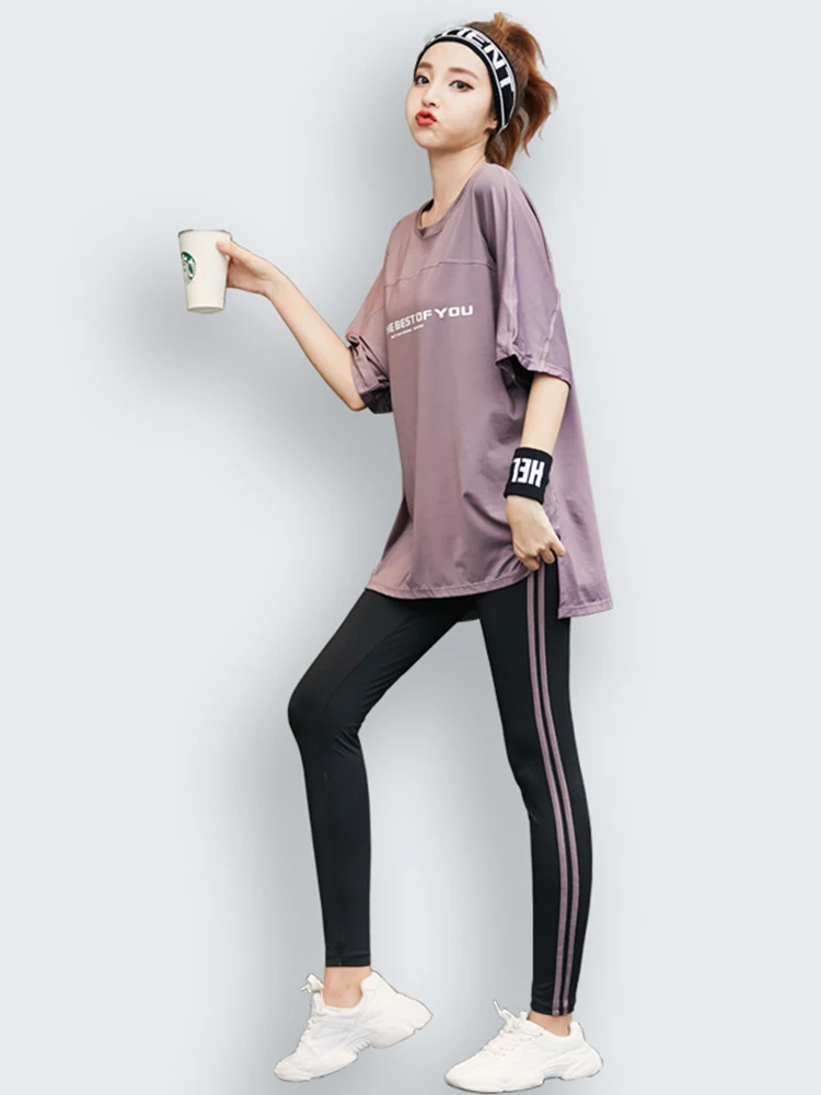 Loose t shirt+bra+pants women yoga 3 piece set quick dry fitness gym suit outdoor sportswear clothing running sets
Loose t shirt+bra+pants women yoga 3 piece set quick dry fitness gym suit outdoor sportswear clothing running sets