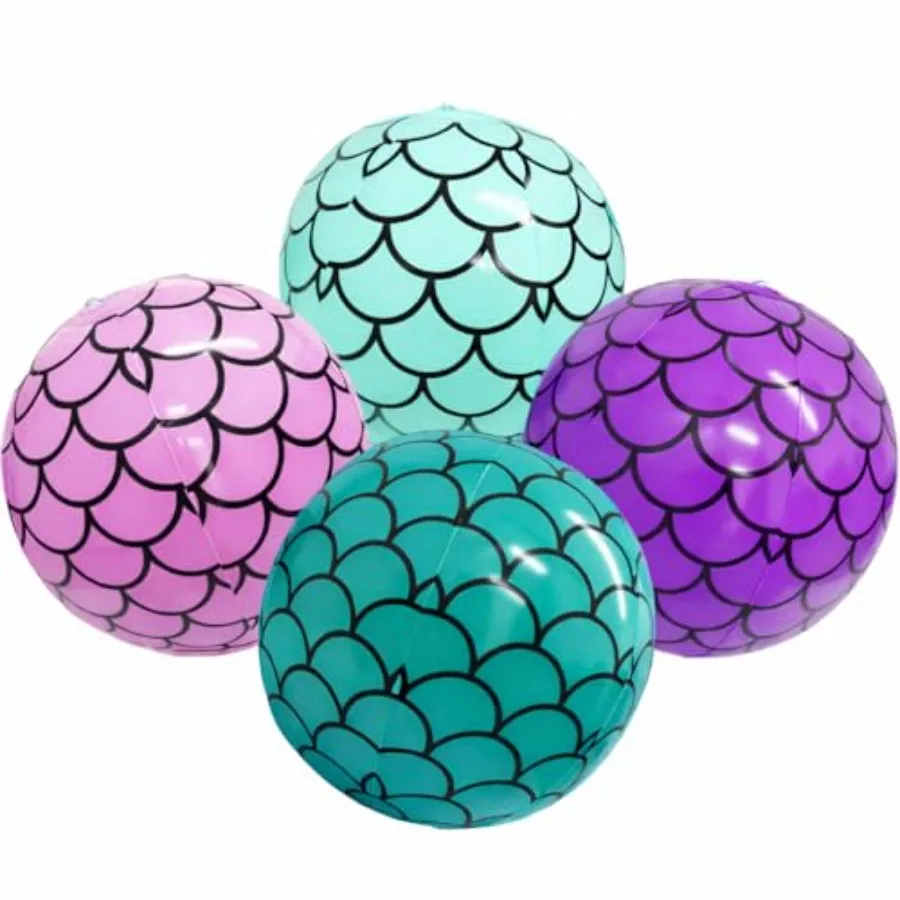 Mermaid Beach Balls 4 Pack Mermaid Party Favors, Mermaid Party Decorations for Girls, Mermaid Birthday Party Supplies, Under Th
Mermaid Beach Balls 4 Pack Mermaid Party Favors, Mermaid Party Decorations for Girls, Mermaid Birthday Party Supplies, Under Th