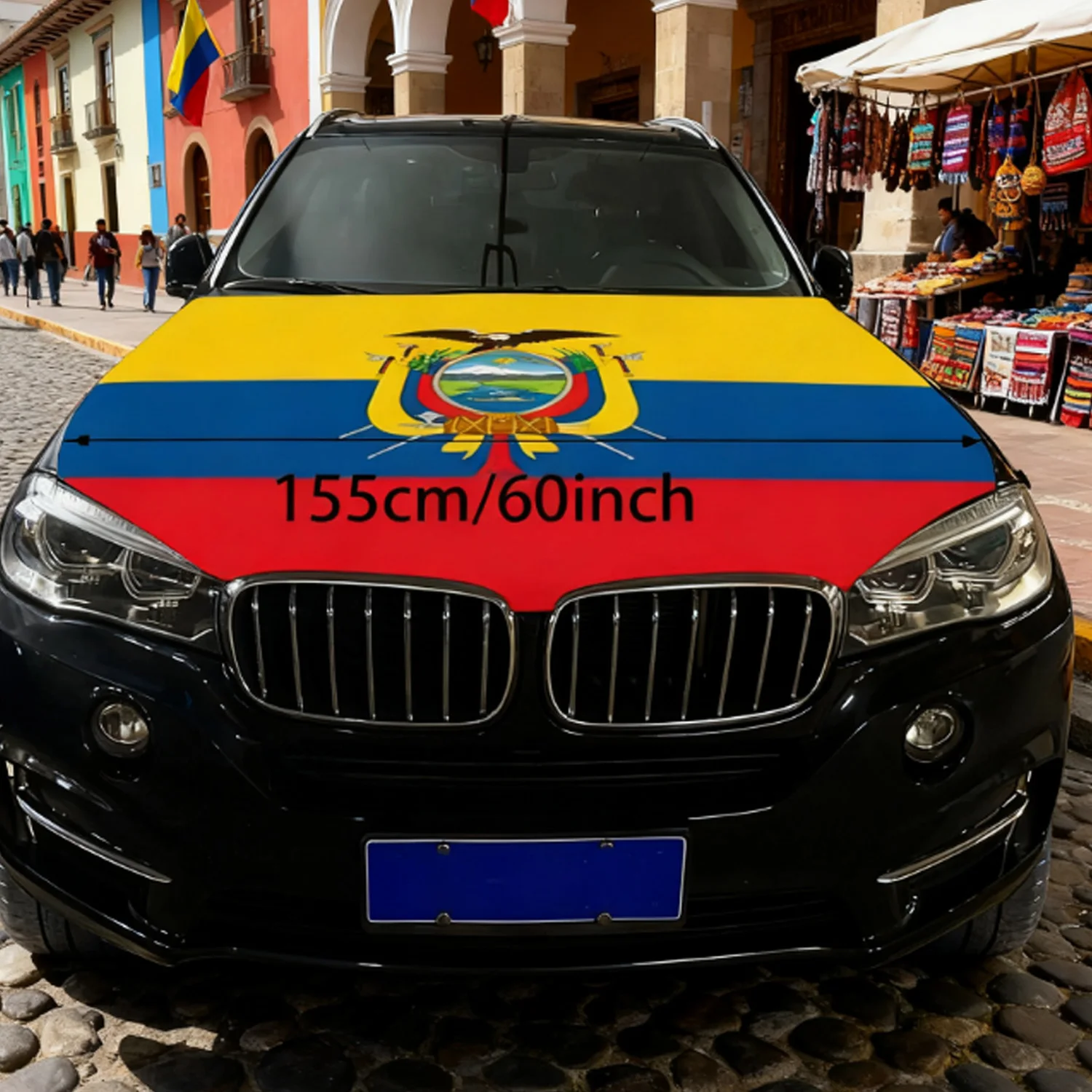 Patriotic Ecuadorian Flag Car Decorations, Engine Hood Cover, Flag and Mirror Cover Cap, Polyester Banner
Patriotic Ecuadorian Flag Car Decorations, Engine Hood Cover, Flag and Mirror Cover Cap, Polyester Banner